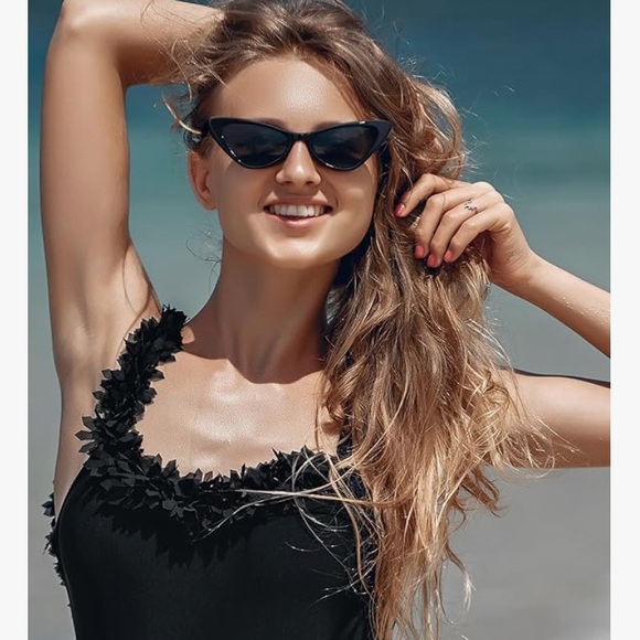 Veda Tinda Vision Cat Eye Sunglasses for Women Tinted Polarized Retro Large - Picture 6 of 11